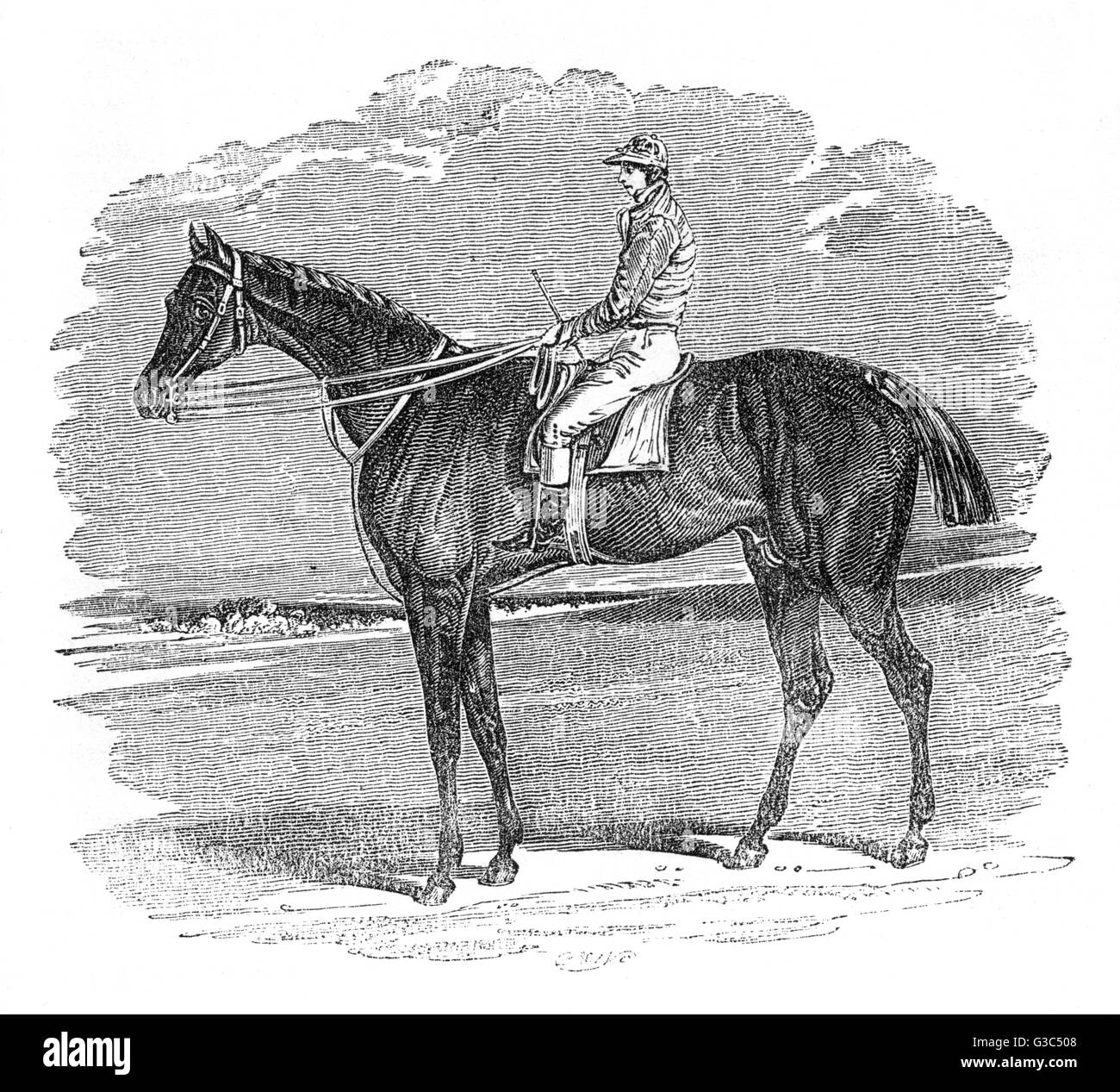 Illustration, Birmingham, winner of the St Leger Stakes Stock Photo