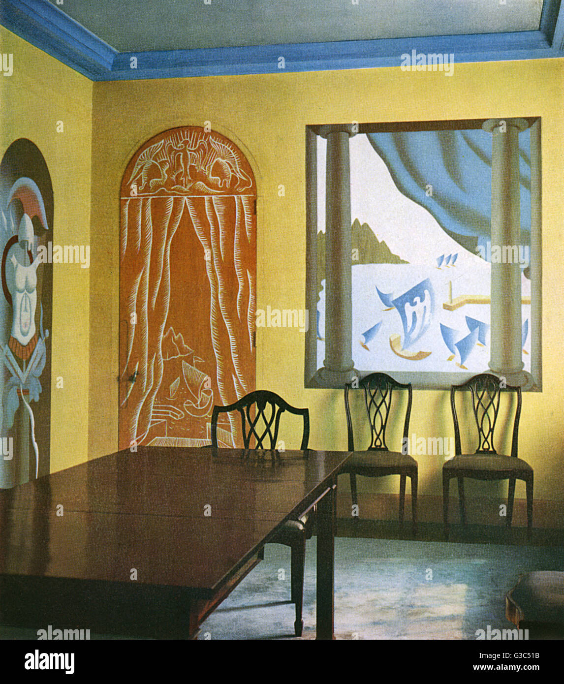1930s dining room hi-res stock photography and images - Alamy