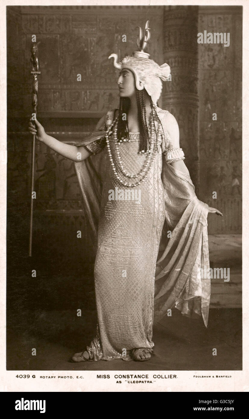 Miss Constance Collier in the role of Cleopatra Stock Photo - Alamy