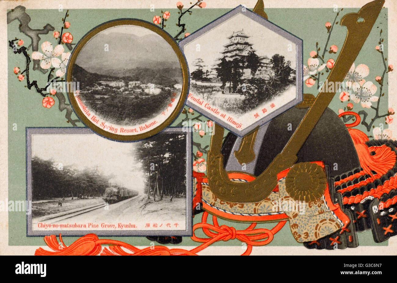 Japan The Miyanoshita Onsen (Hot Springs), A Feudal Castle at Himeji