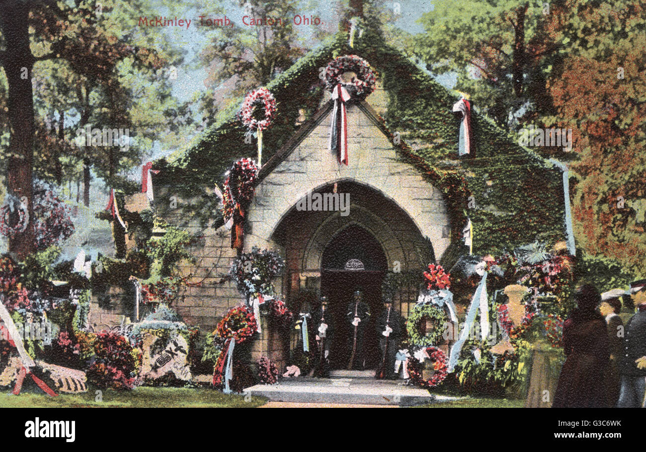 Tomb of President McKinley in Canton, Ohio, USA Stock Photo