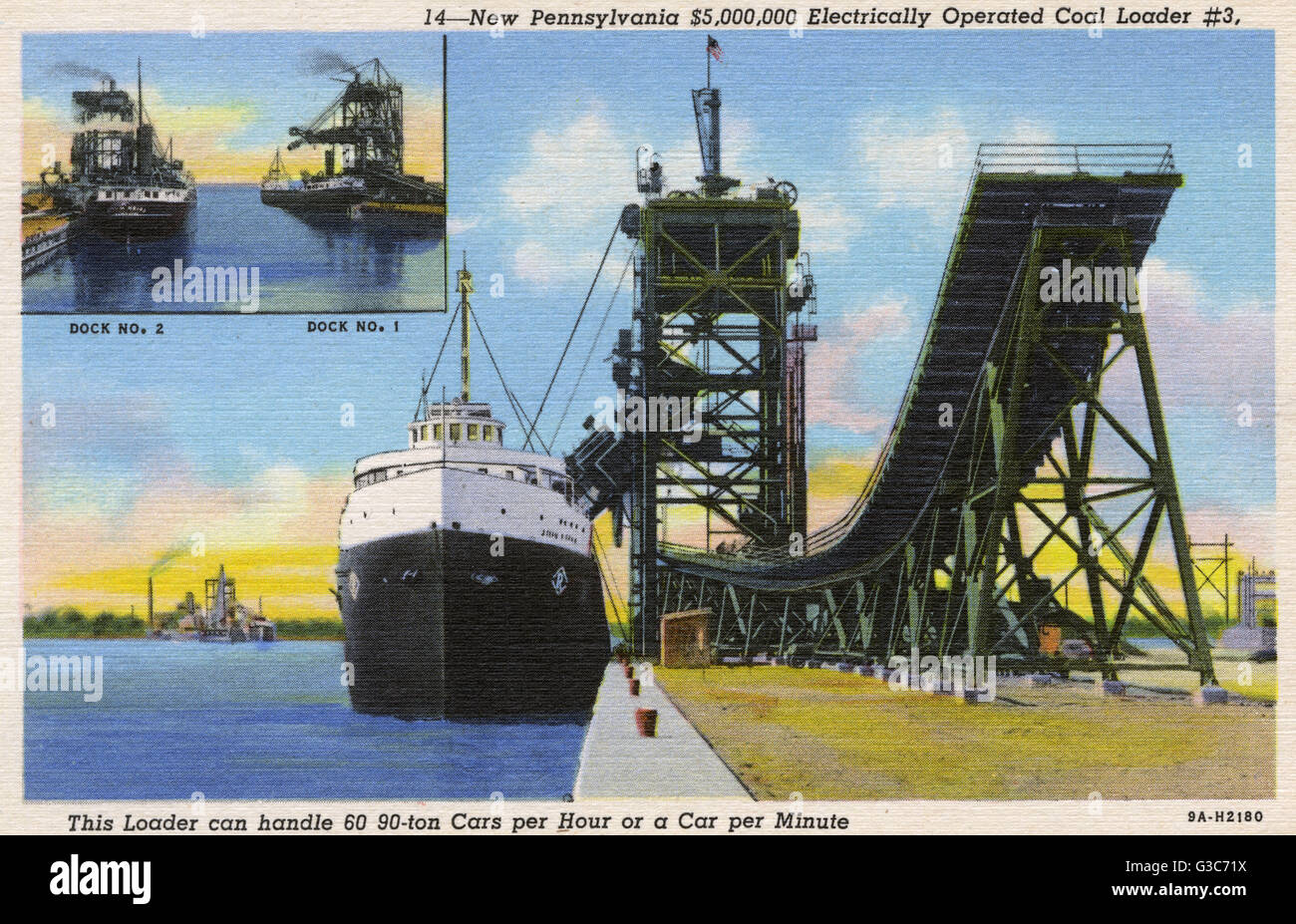 Pennsylvania Coal Docks, Sandusky, Ohio, USA Stock Photo Alamy