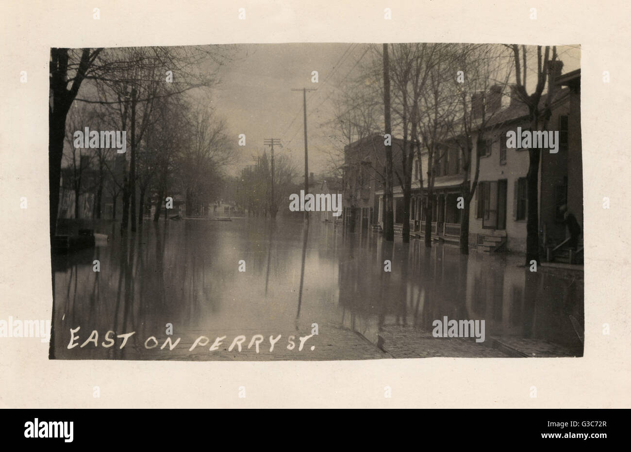 Flooding in Tiffin, Ohio, USA Stock Photo Alamy