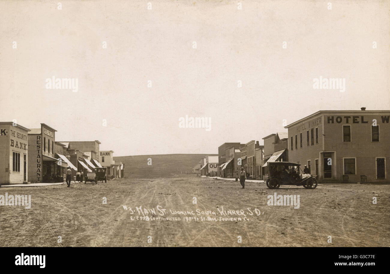 Main Street, Winner, South Dakota, USA Stock Photo Alamy