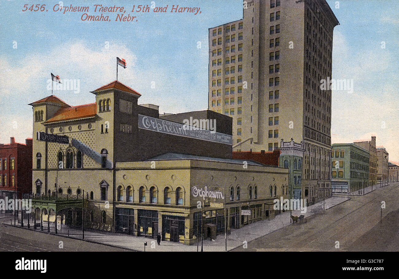 Creighton Orpheum Theatre, Omaha, Nebraska, USA Stock Photo Alamy
