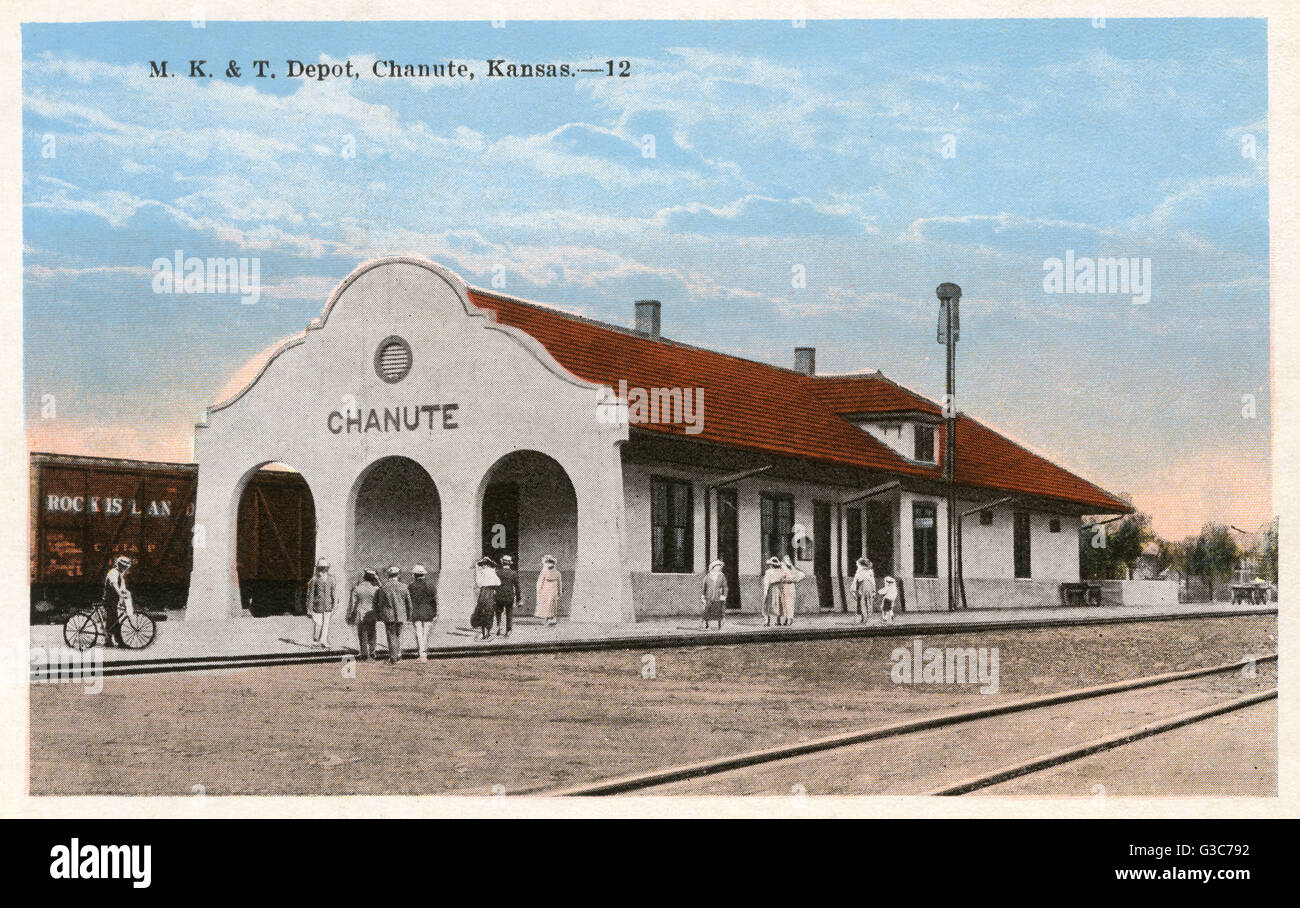 Railway station at chanute hires stock photography and images Alamy