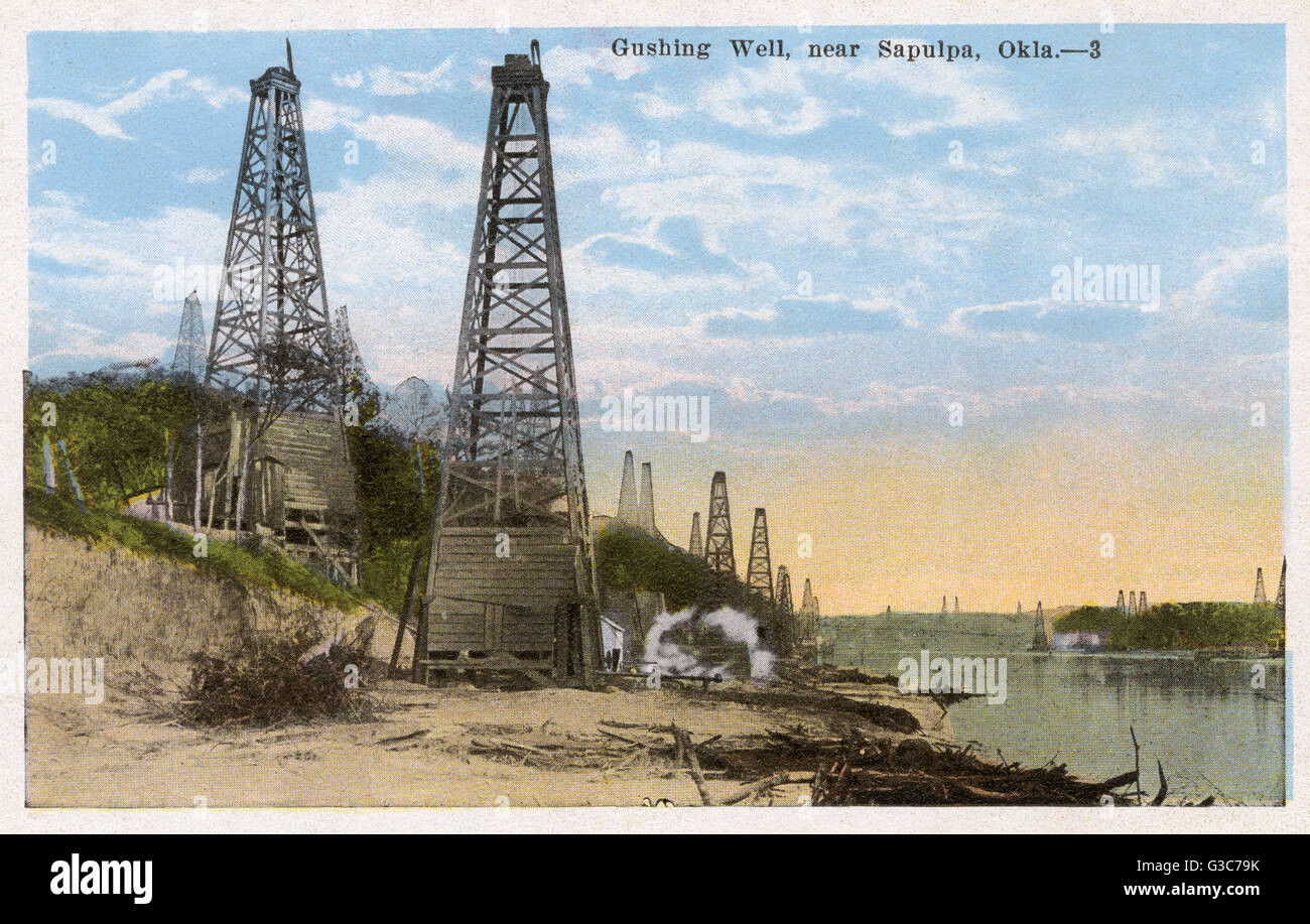 Oil well 1920s hi-res stock photography and images - Alamy