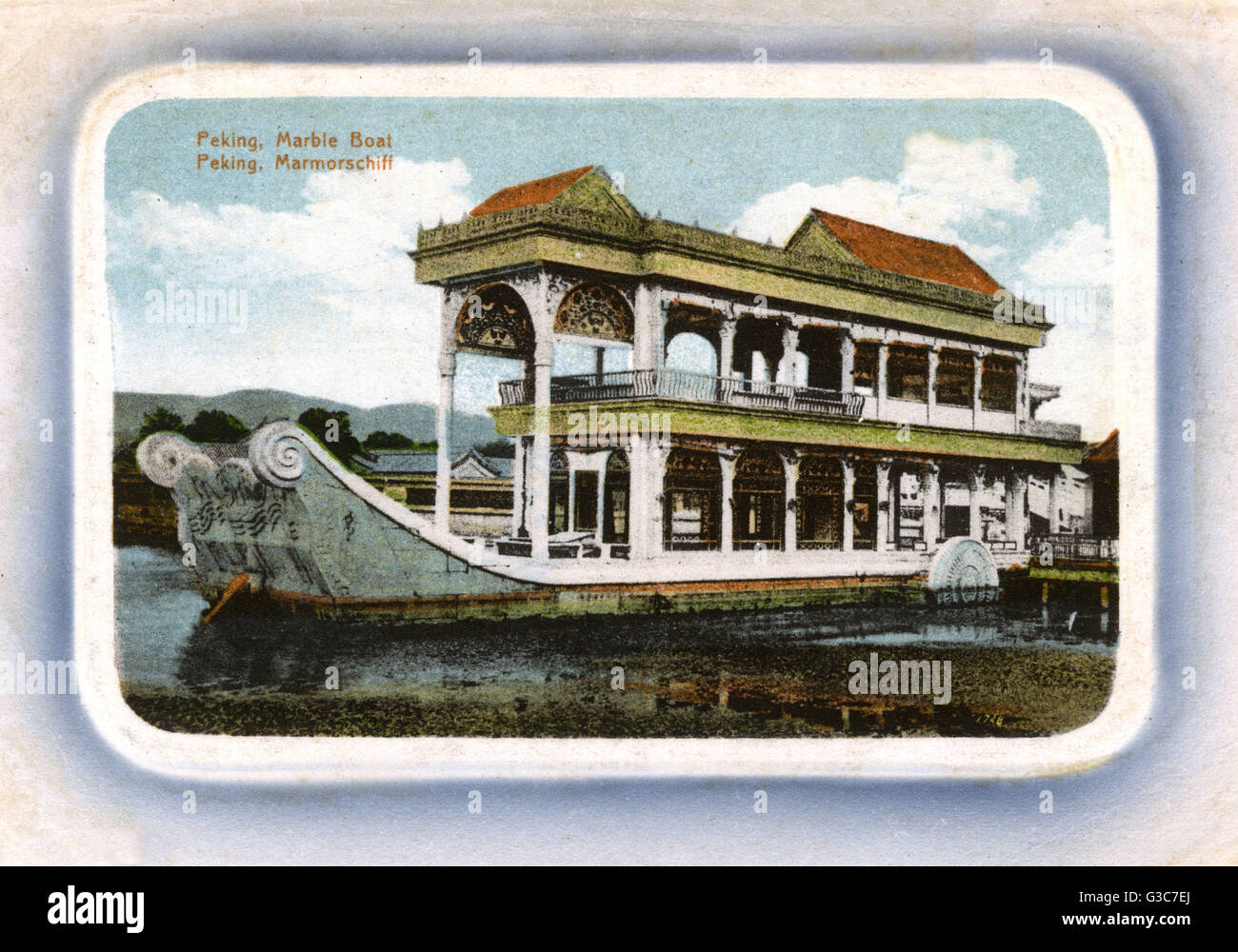 The Marble Boat Summer Palace Beijing, China Stock Photo Alamy