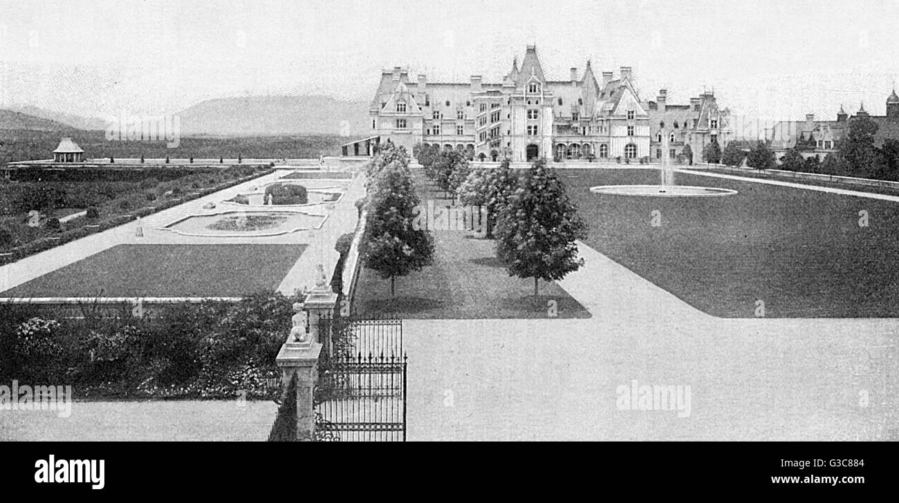 W Vanderbilt's mansion at Biltmore, near Asheville, North