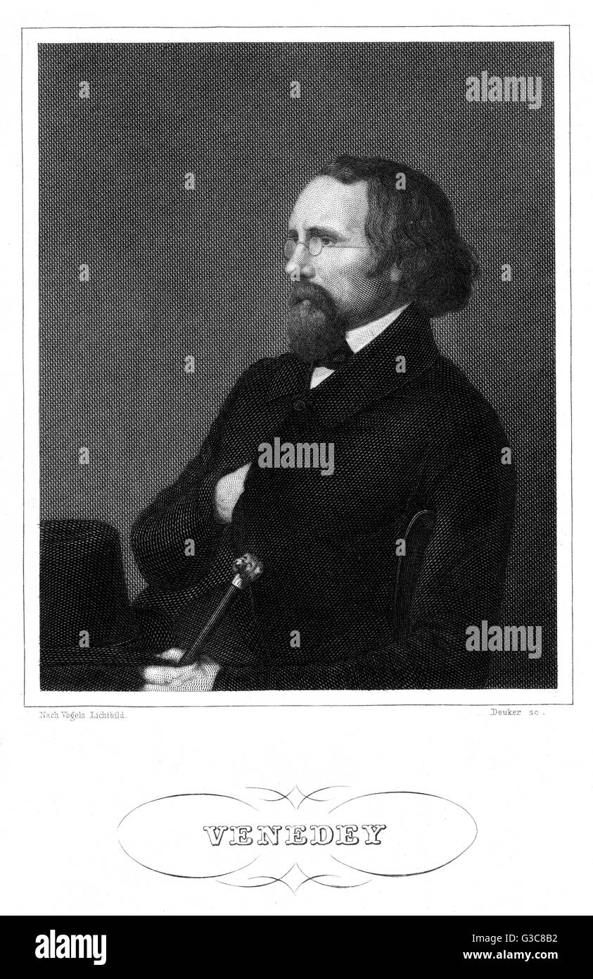 JACOB VENEDEY German writer and statesman         Date: 1805 - 1871 Stock Photo