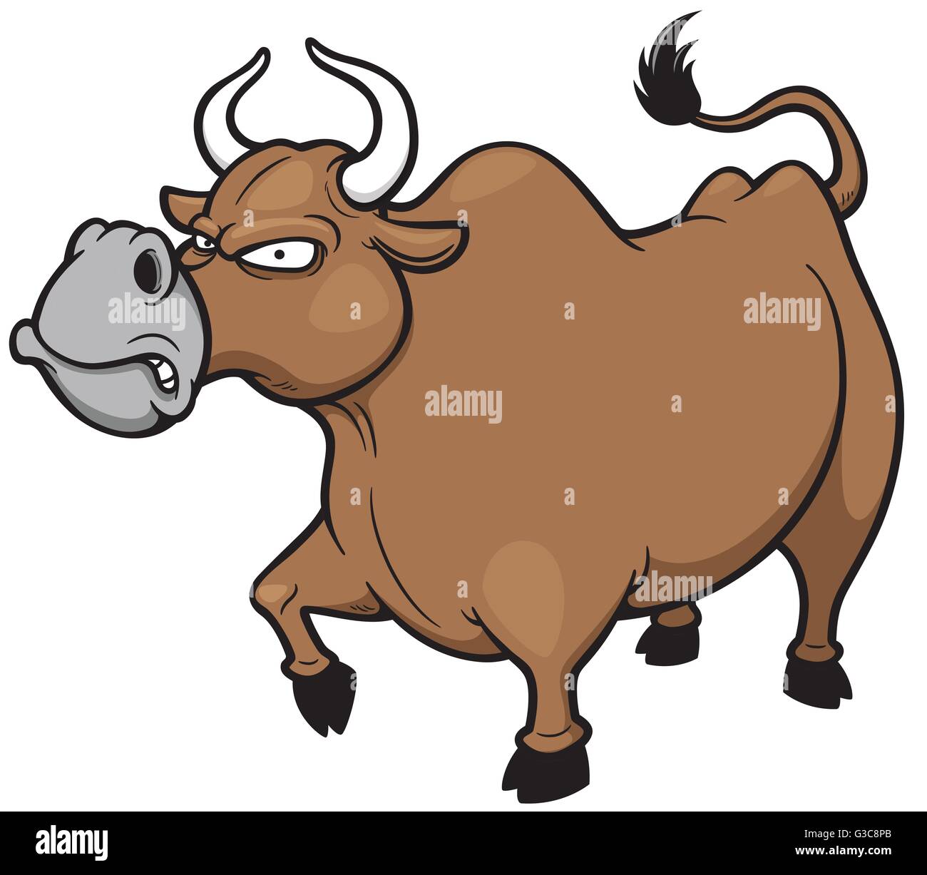 Vector illustration of Cartoon Angry Bull Stock Vector Image & Art - Alamy Vector illustration of Cartoon Angry Bull Stock Vector Image & Art - Alamy