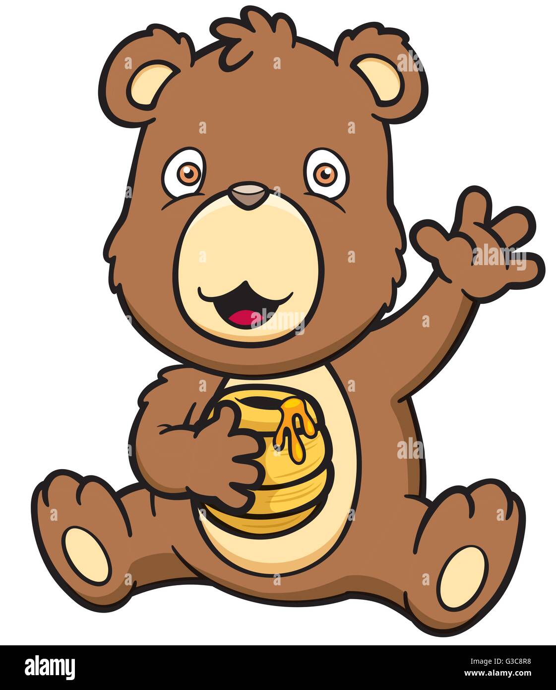 Cartoon bear hi-res stock photography and images - Alamy
