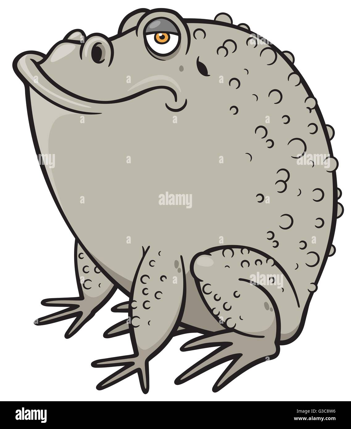 Vector illustration of Cartoon frog Stock Vector Image & Art - Alamy