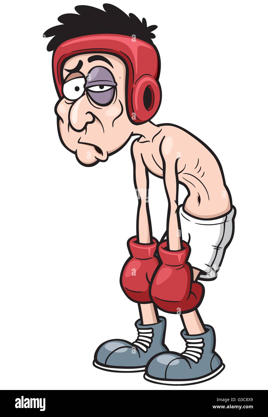 animated boxing cartoon