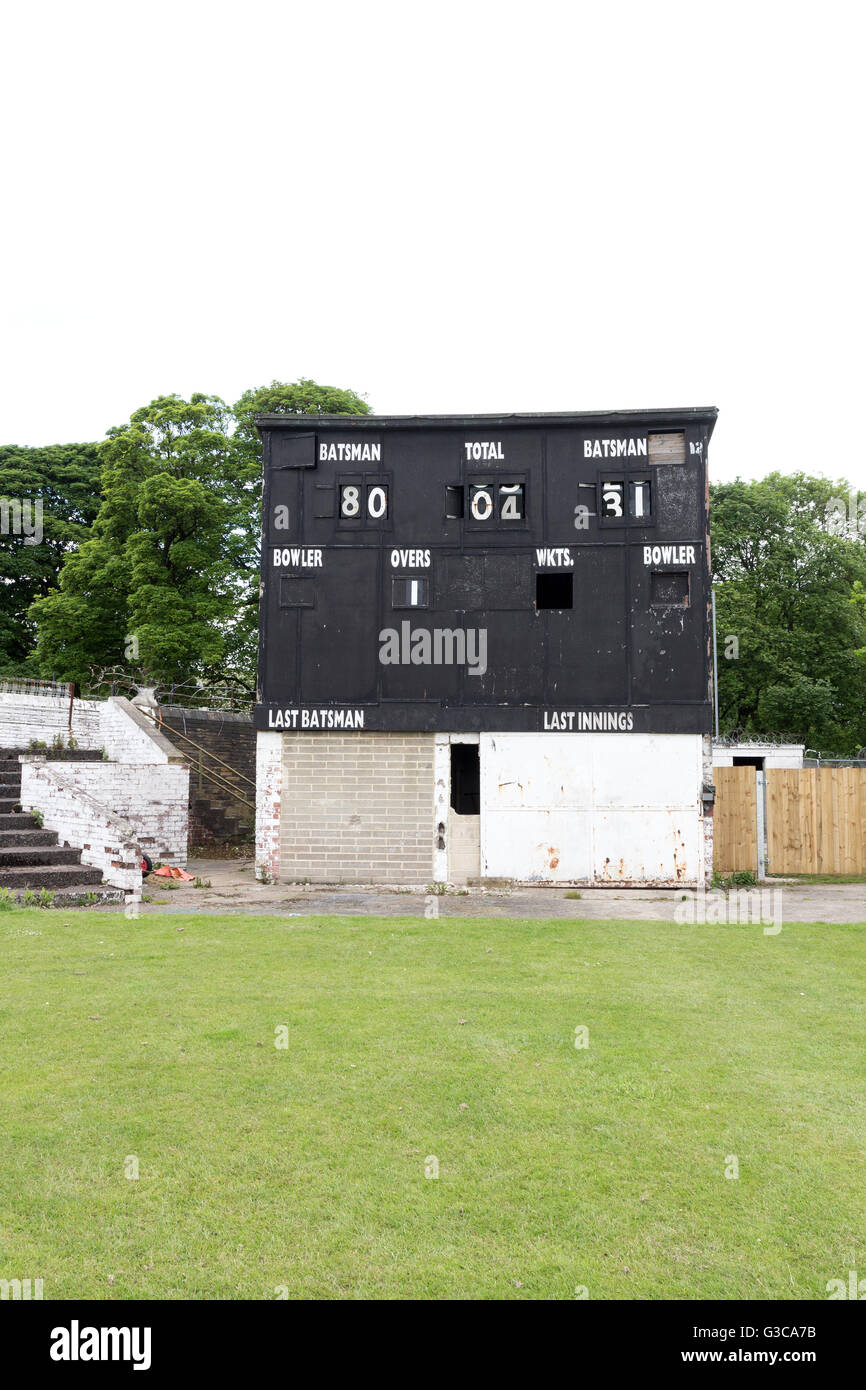 Bradford Park Avenue cricket club Stock Photo