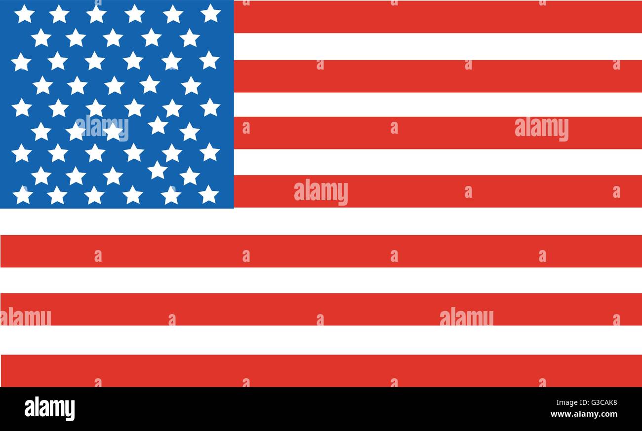 United State Of America flag isolated vector Stock Vector Image & Art ...