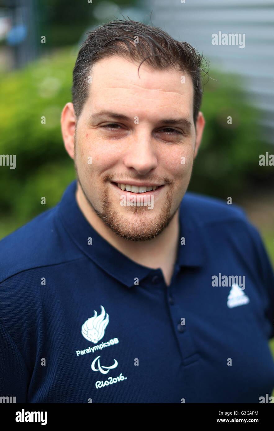 Ben Jesson during the team announcement at the Stoke Mandeville Stadium, Aylesbury. Stock Photo