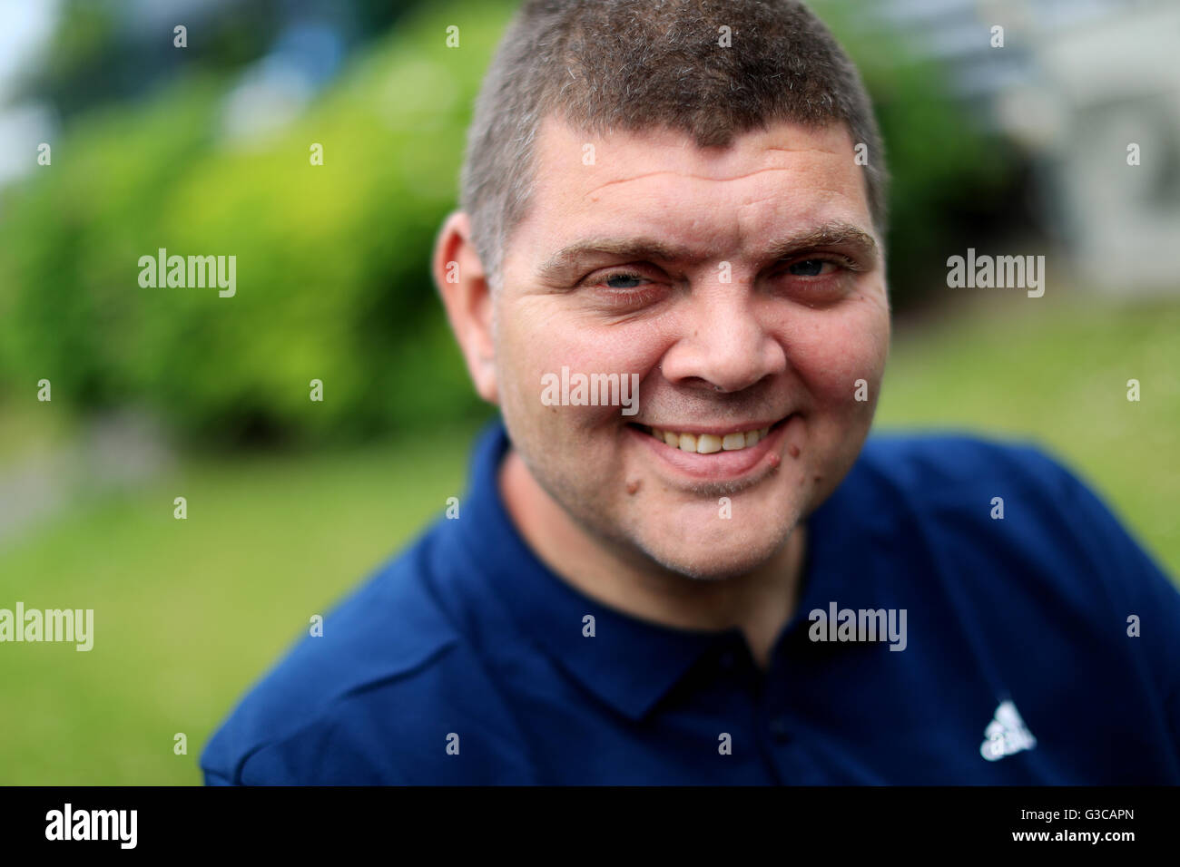 Richard Davies during the team announcement at the Stoke Mandeville Stadium, Aylesbury. Stock Photo