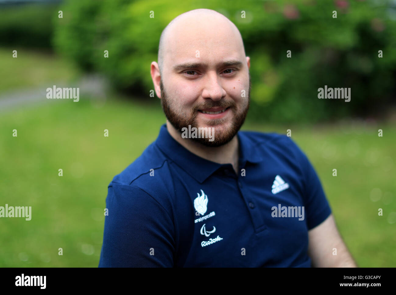 Ryan Cockbill during the team announcement at the Stoke Mandeville Stadium, Aylesbury. Stock Photo