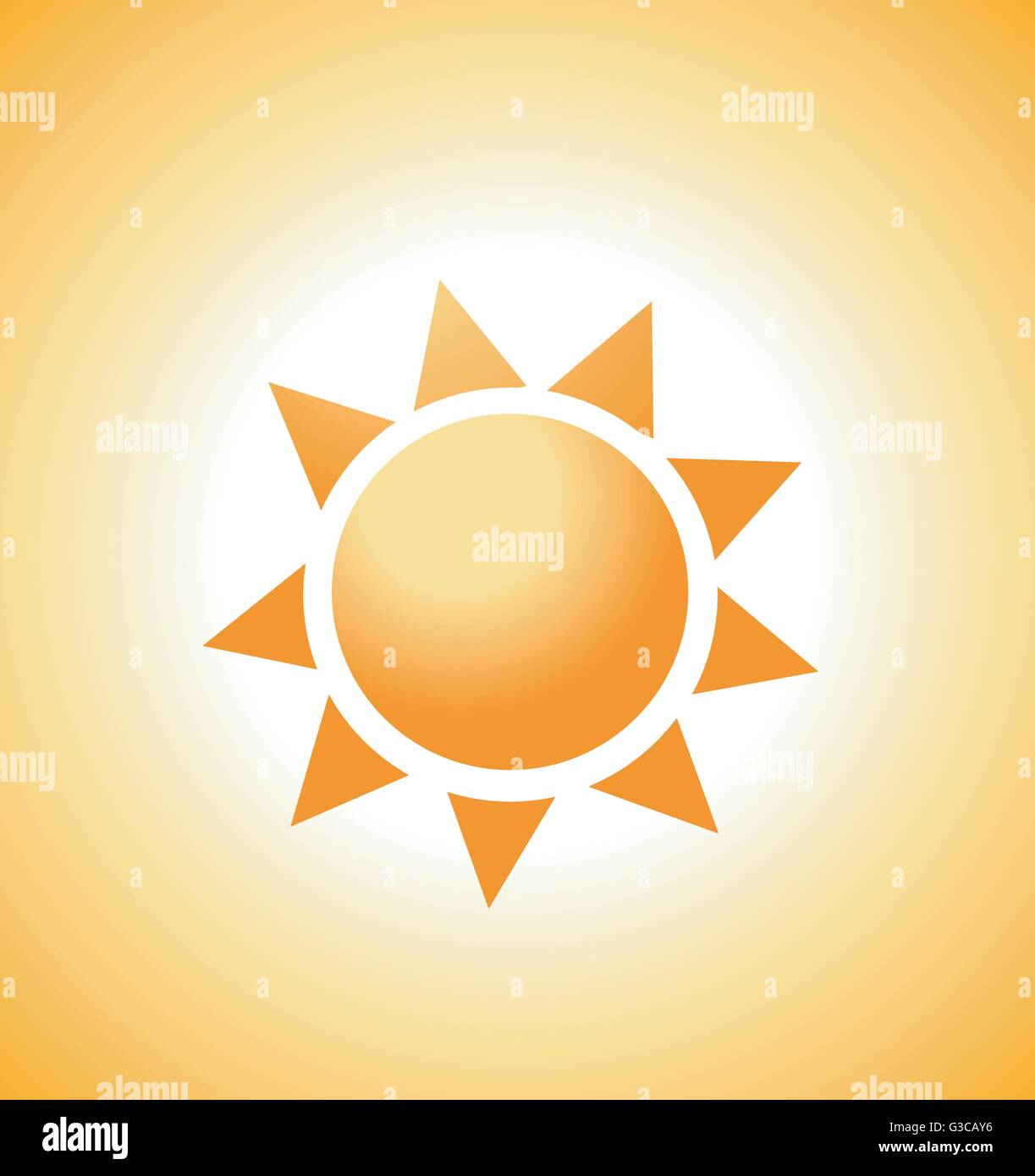 Vector illustration of sunrise sun Stock Vector Image & Art - Alamy