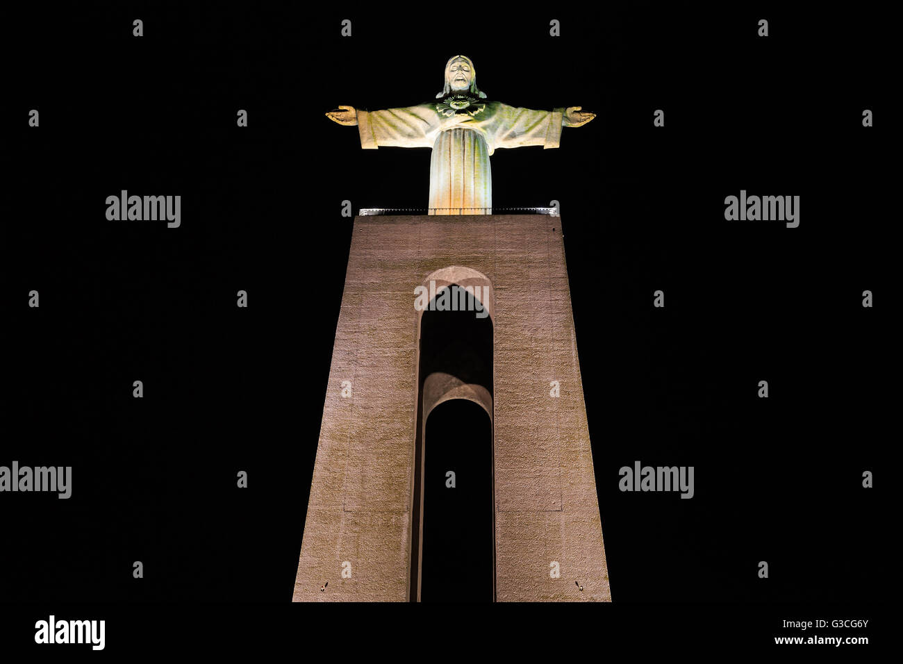 Statue of Christ the King in Lisbon, Portugal Stock Photo Alamy