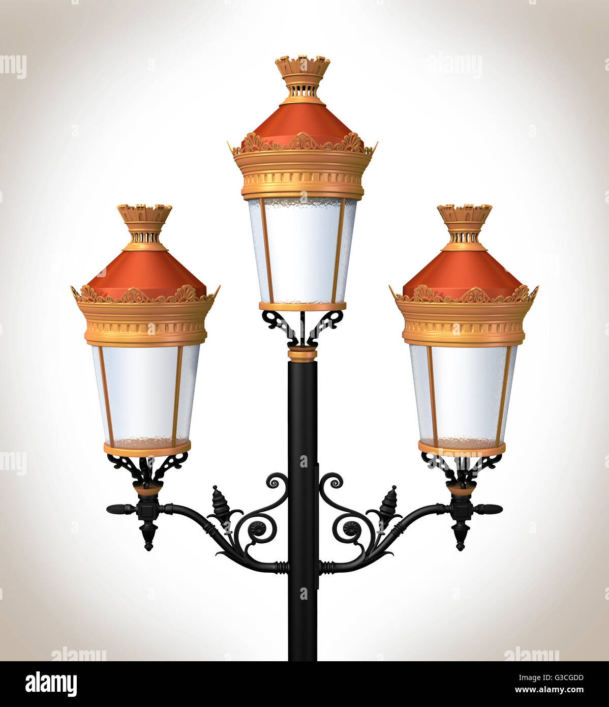 Decorative lamp post Stock Photo Alamy
