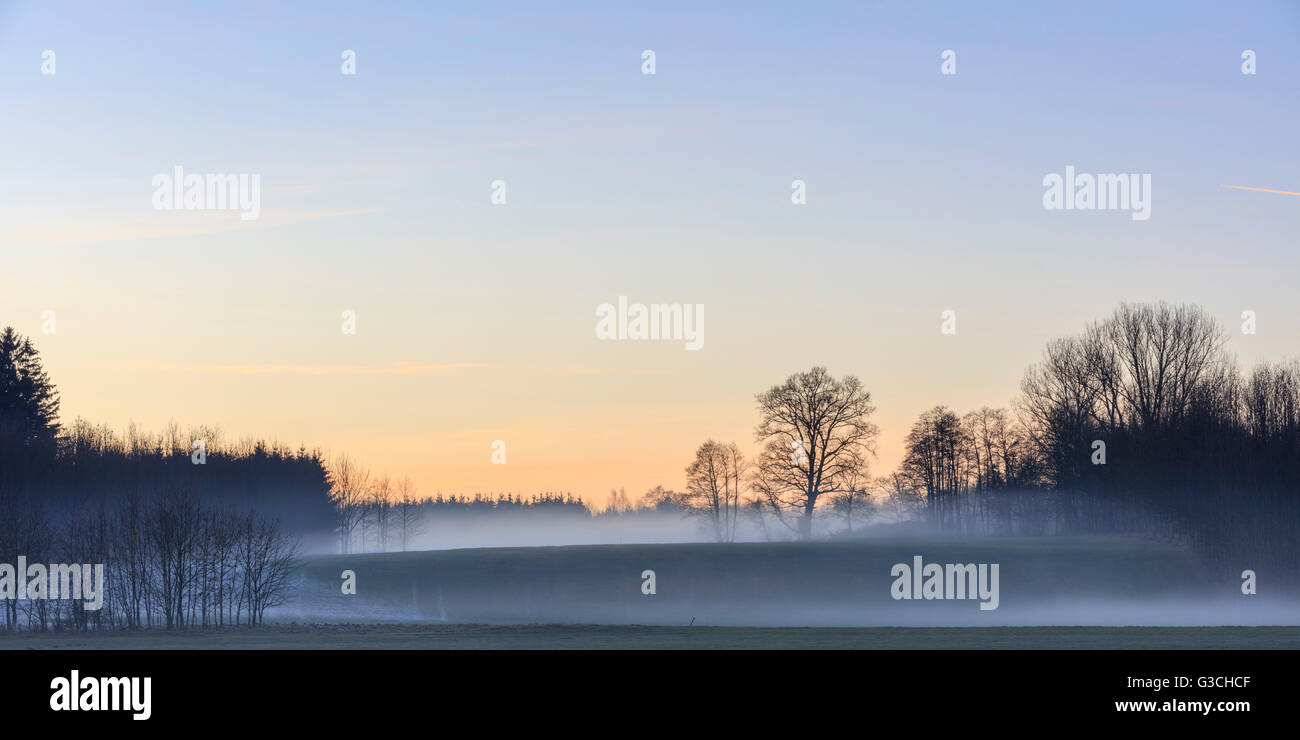 Germany, Bavaria, Allgäu, sunset, dusk, Swabia Stock Photo