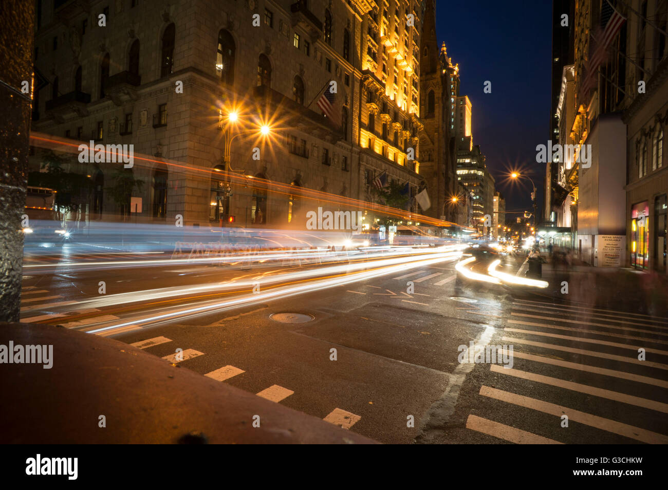 New york road night hi-res stock photography and images - Alamy