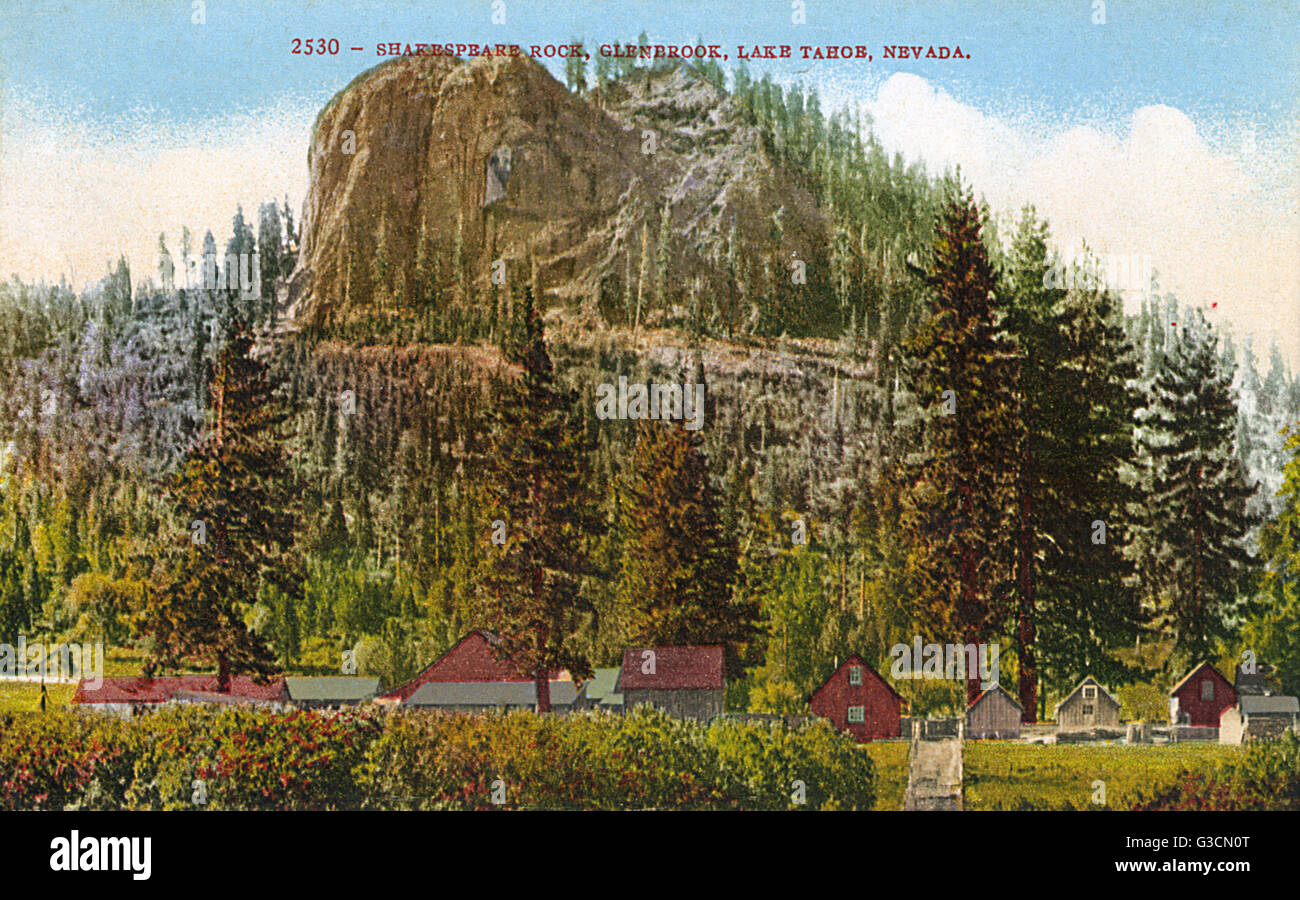 Shakespeare Rock, Lake Tahoe, Nevada, USA Stock Photo - Alamy