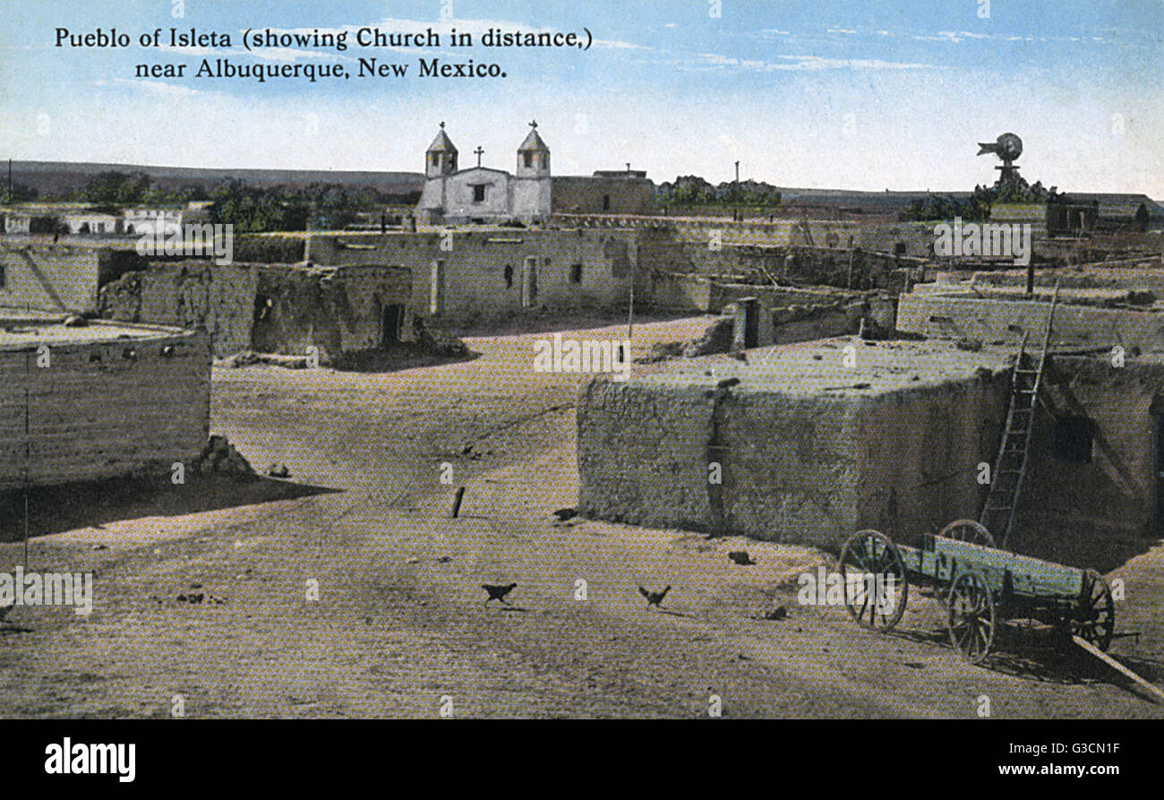 Pueblo of Isleta, New Mexico, USA Stock Photo Alamy