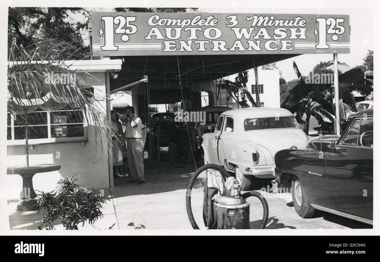 Sun Motors car wash, St Petersburg, Florida, USA Stock Photo Alamy