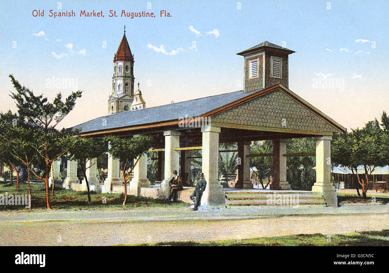 Old saint augustine square hi-res stock photography and images - Alamy