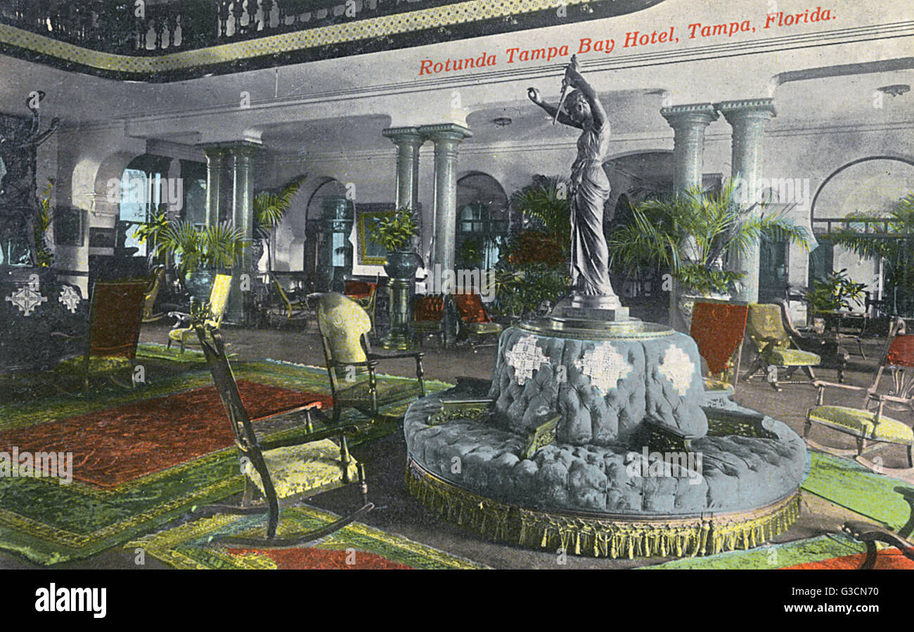 Rotunda interior, Tampa Bay Hotel, Tampa, Florida, USA Stock Photo