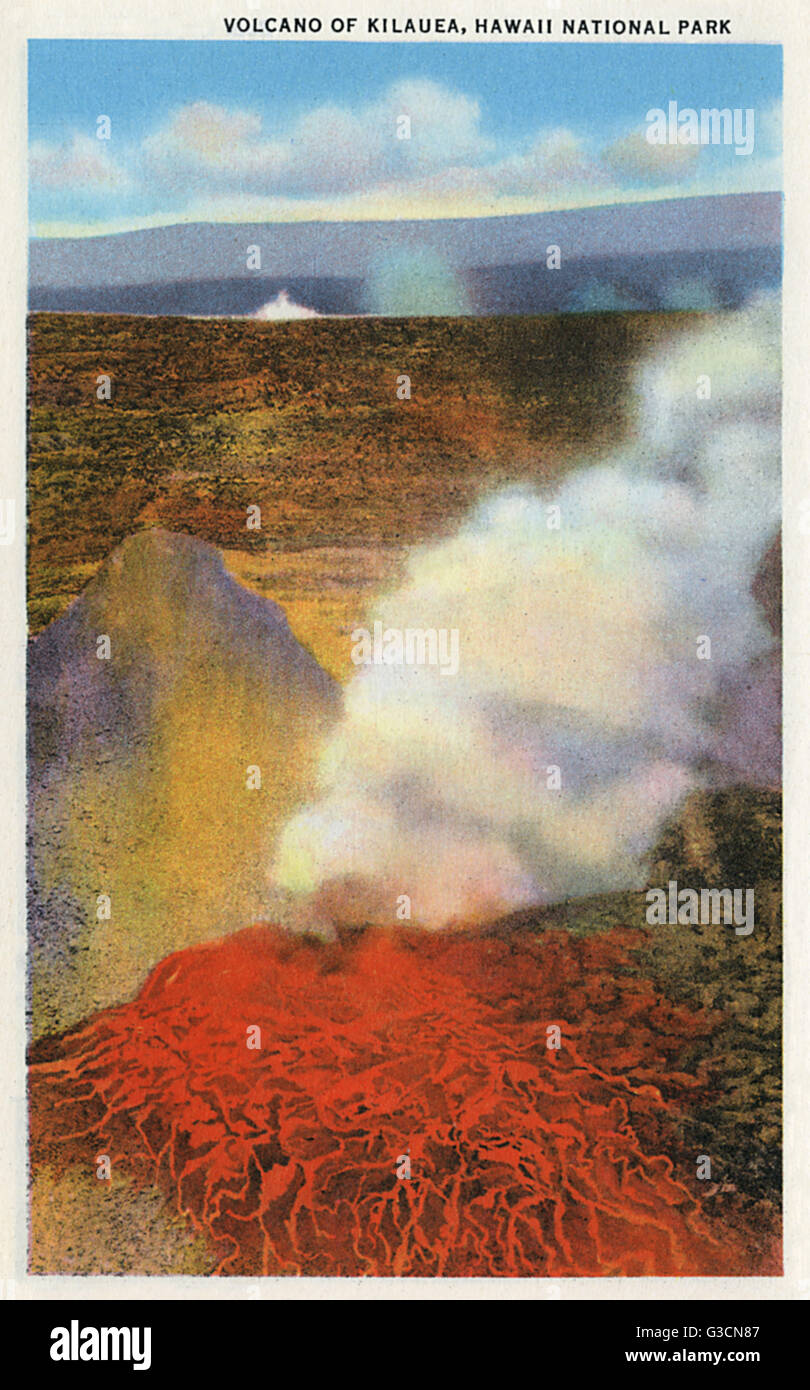 Kilauea Volcano, National Park, Hawaii, USA Stock Photo - Alamy