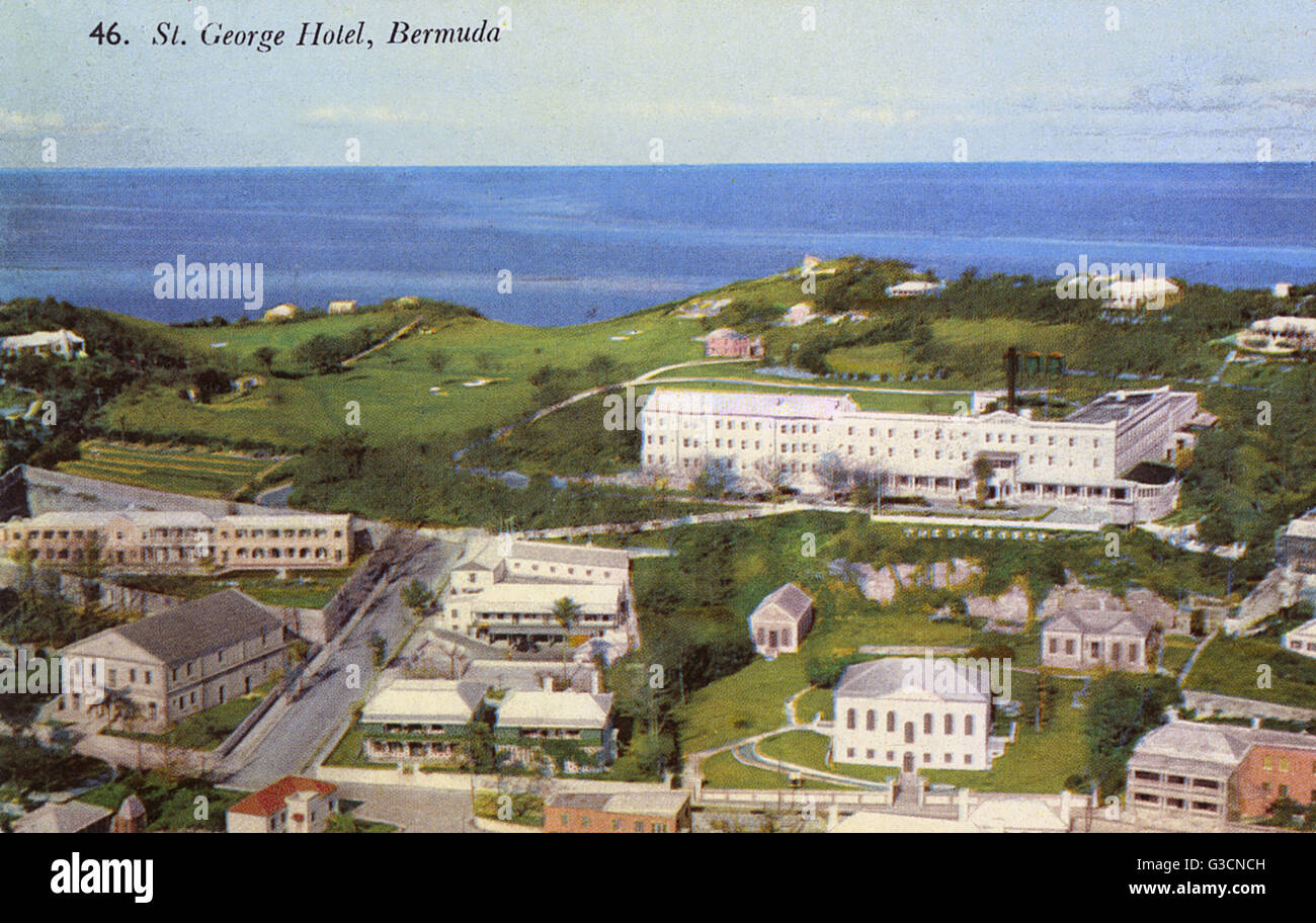 St George Hotel, Bermuda, British Overseas Territory Stock Photo