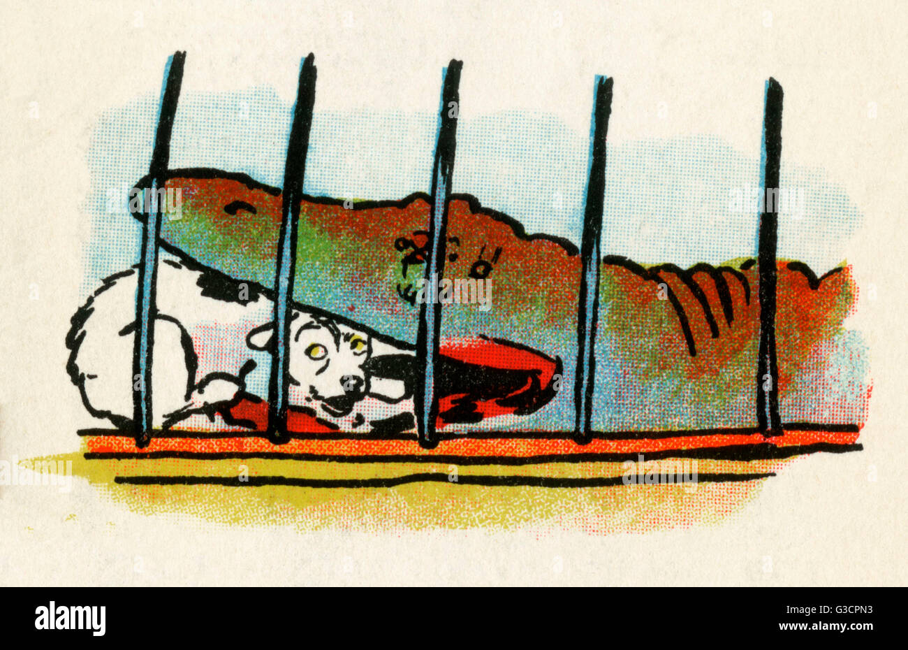 Illustration by Cecil Aldin, Stories from Puppyland Stock Photo