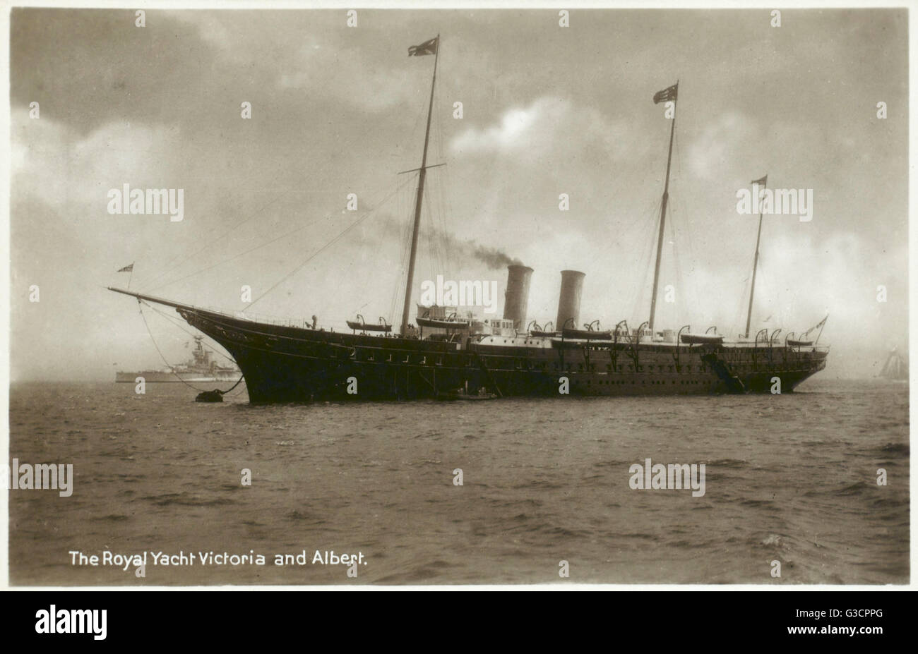 The Royal Yacht Victoria and Albert. The third royal yacht of this name