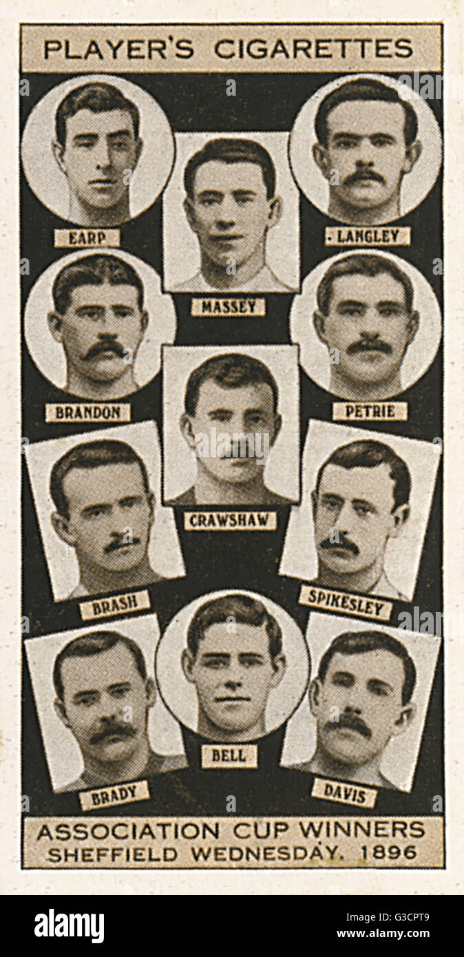 FA Cup winners in 1896, Sheffield Wednesday Association Cup Winners