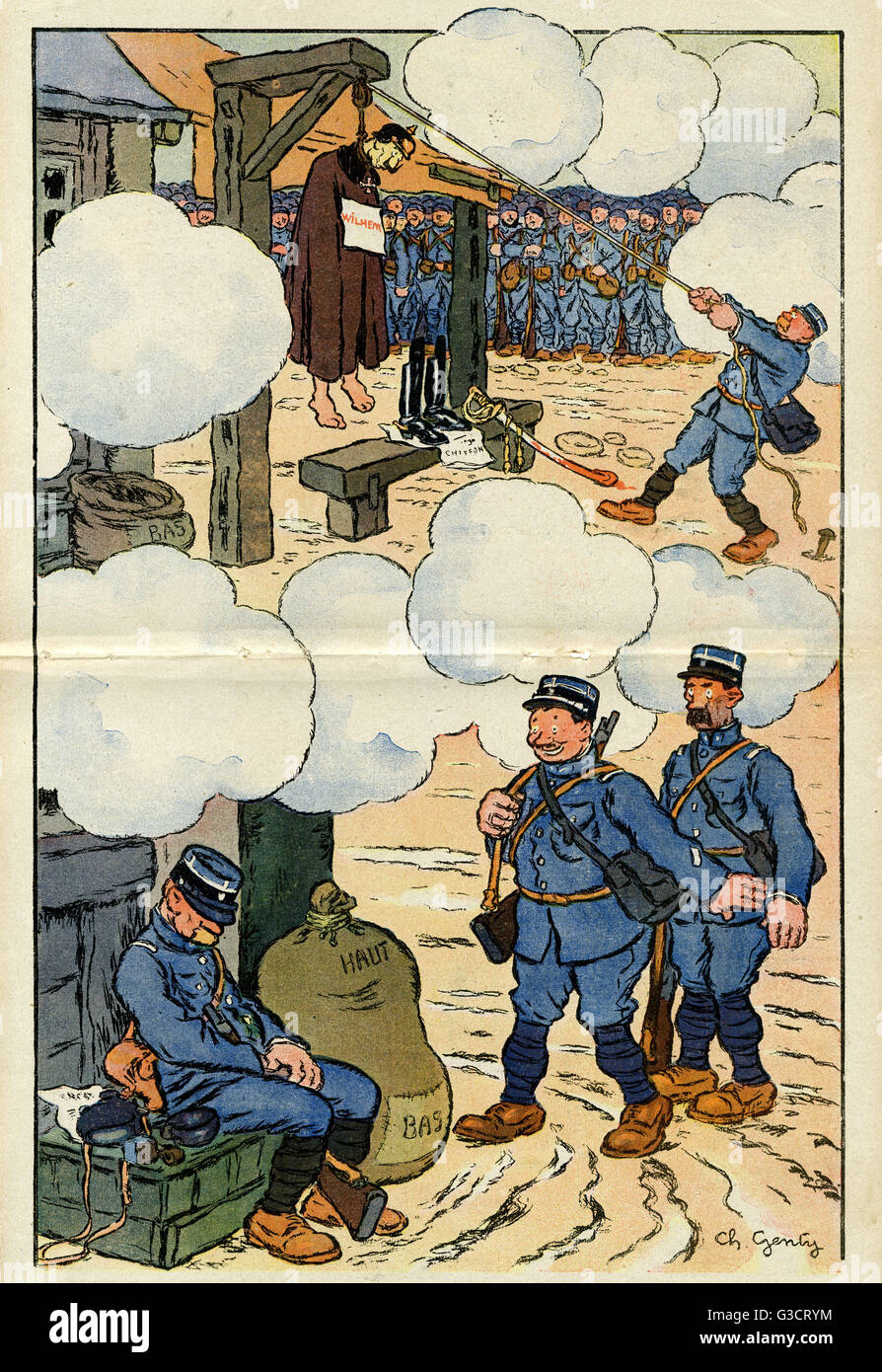 Cartoon, Brigadier, you are right, WW1 Stock Photo