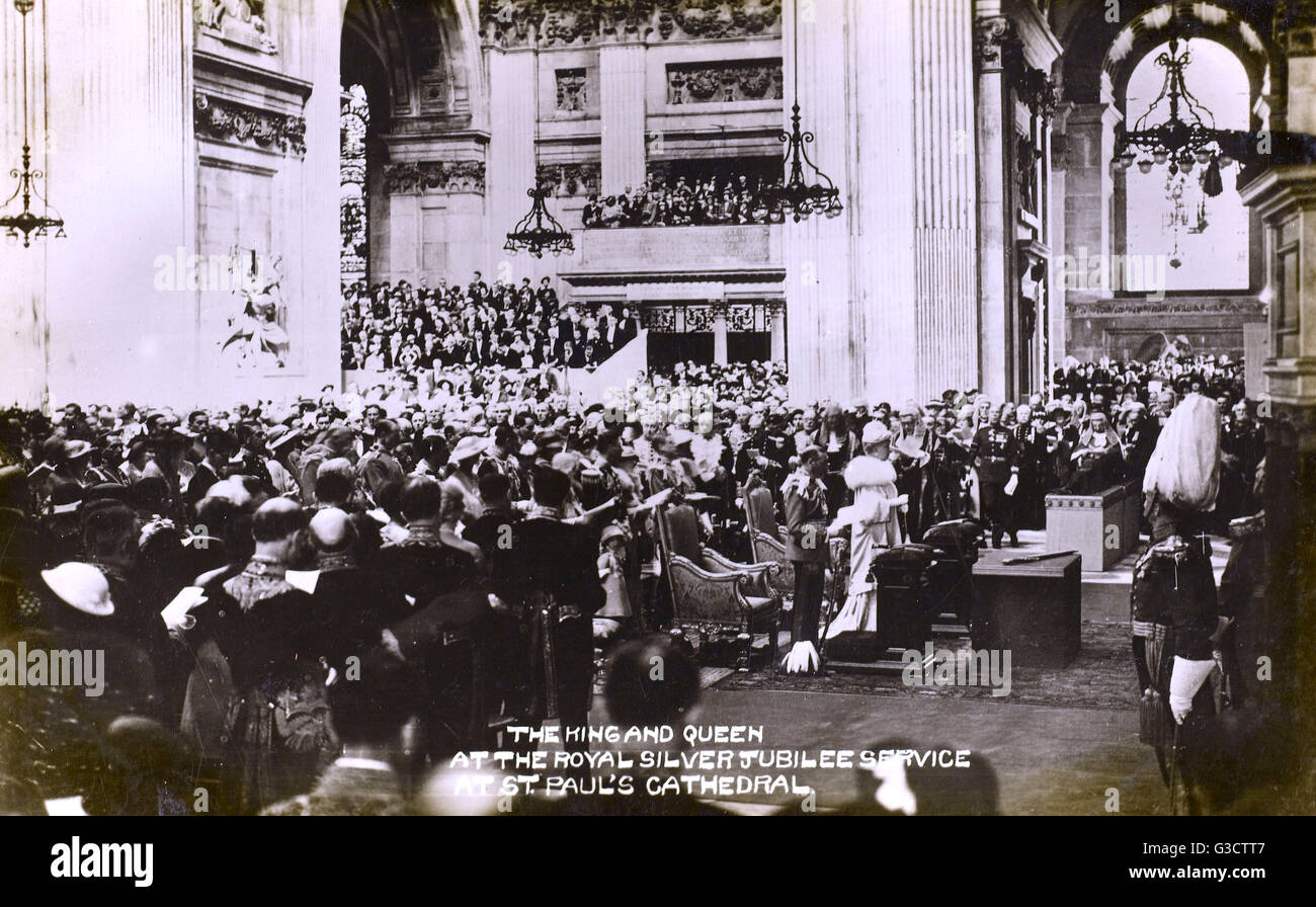 Royal Silver Jubilee Service St. Paul's Cathedral 1935. Date 1935