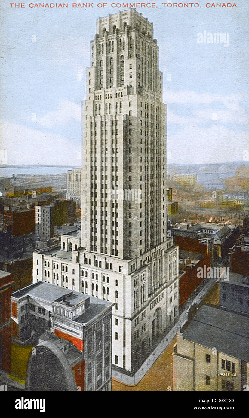 Head Office Building Of The Canadian Bank Of Commerce Toronto