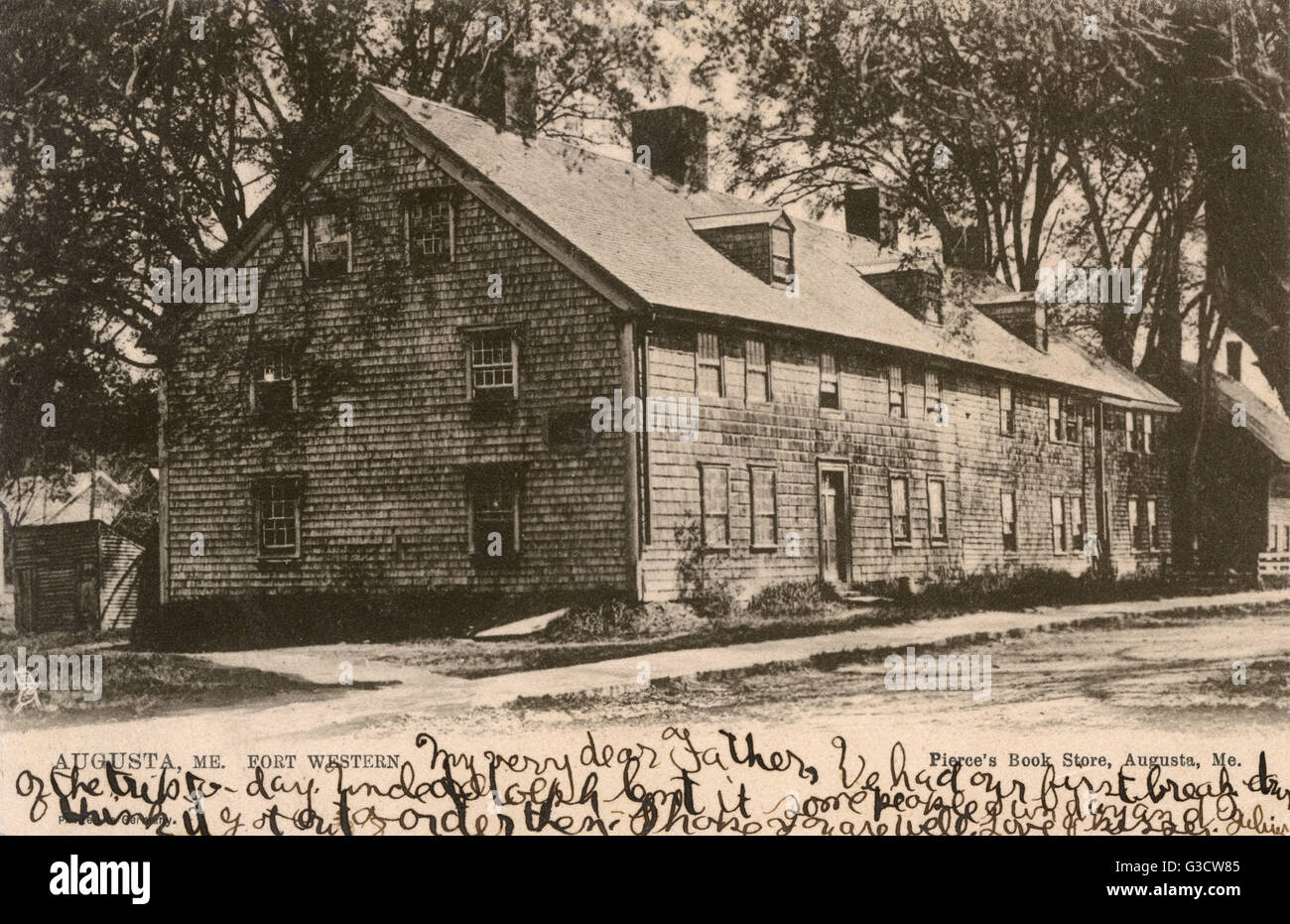 Old fort western maine hires stock photography and images Alamy