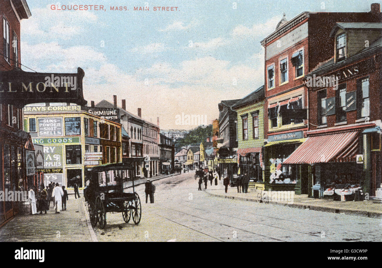 Main Street, Gloucester, Massachusetts, USA Stock Photo Alamy