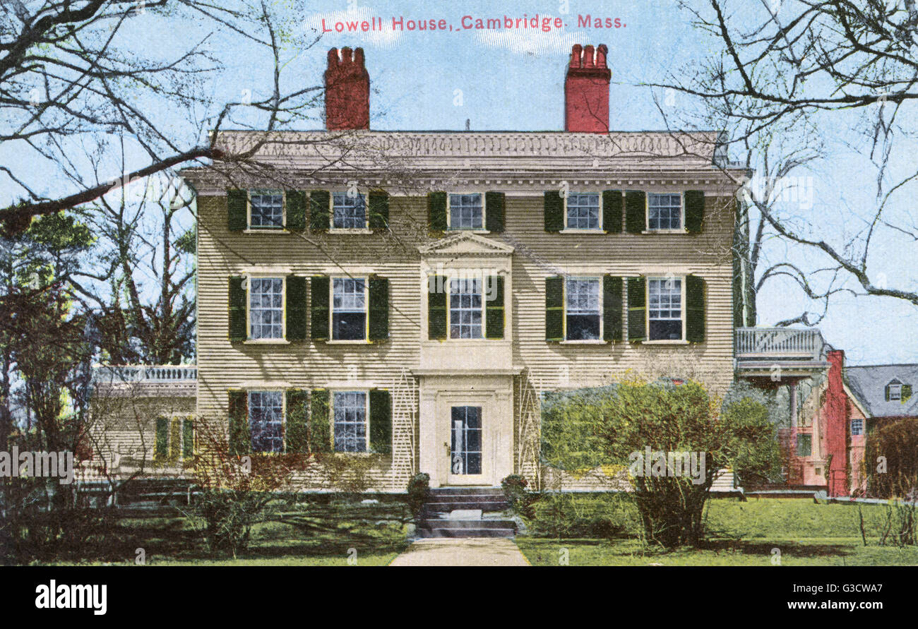 Elmwood, home of James Russell Lowell, Elmwood Avenue, Cambridge