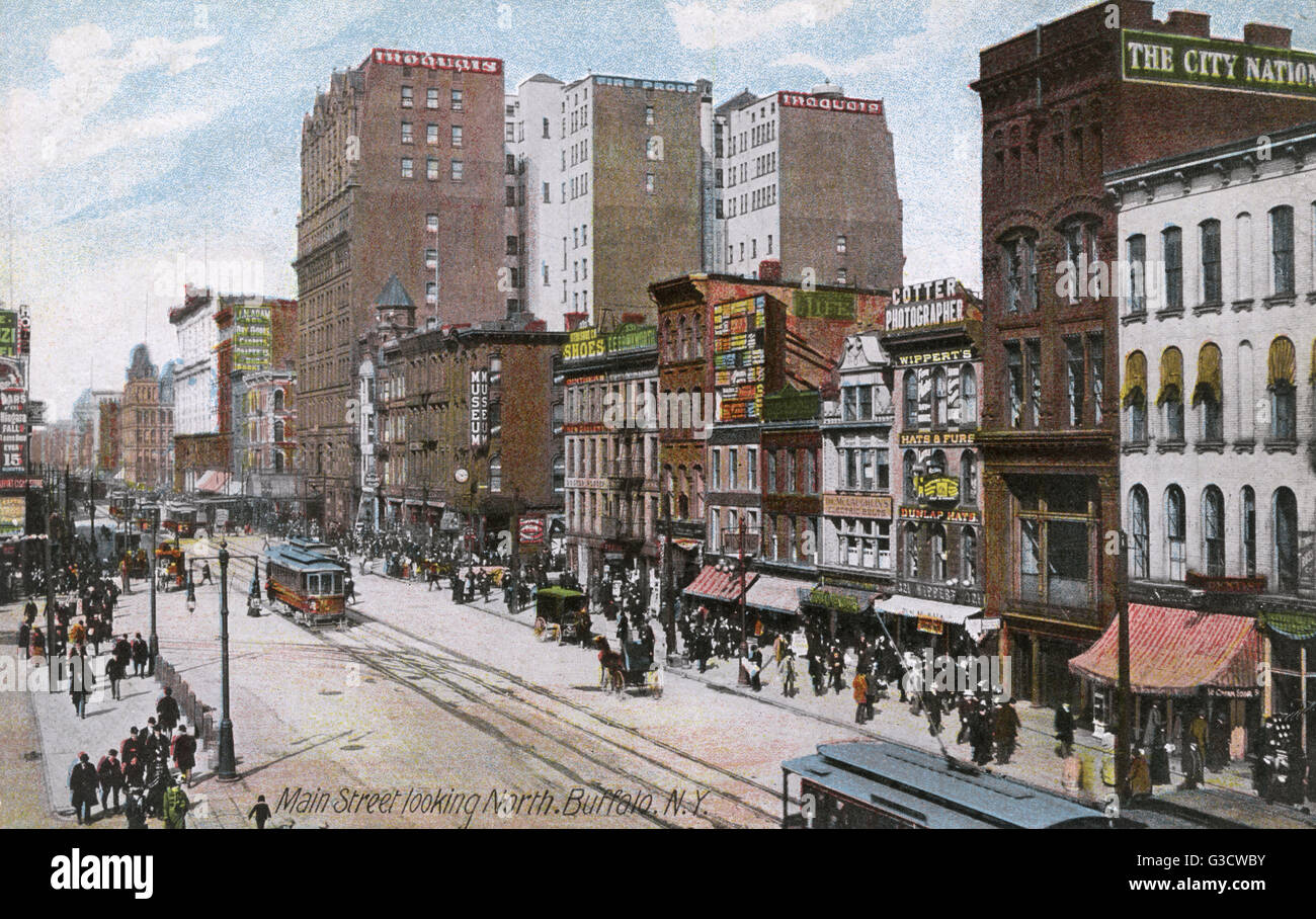 Main Street, Buffalo, New York State, USA Stock Photo - Alamy