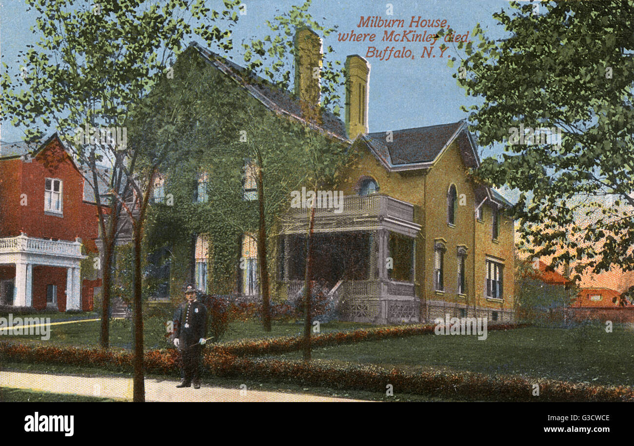 Milburn House, Buffalo, New York State, USA, where President McKinley