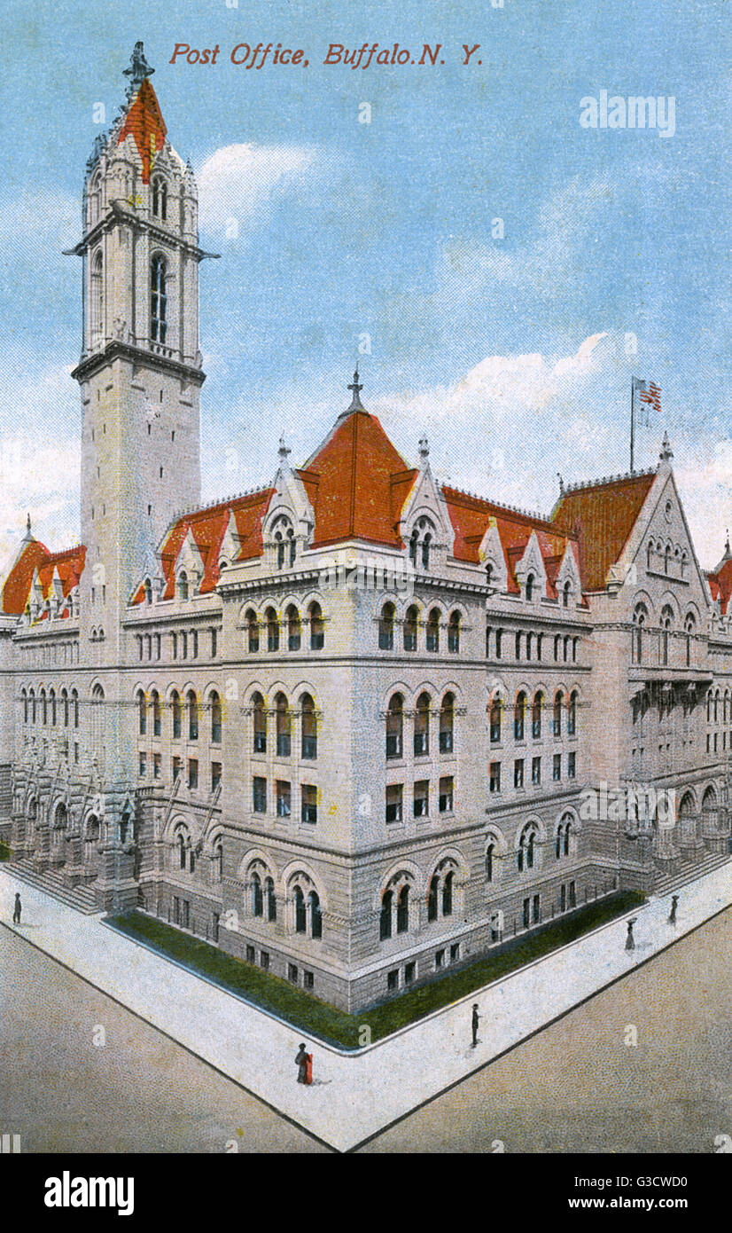 Post Office building, Buffalo, New York State, USA Stock Photo Alamy
