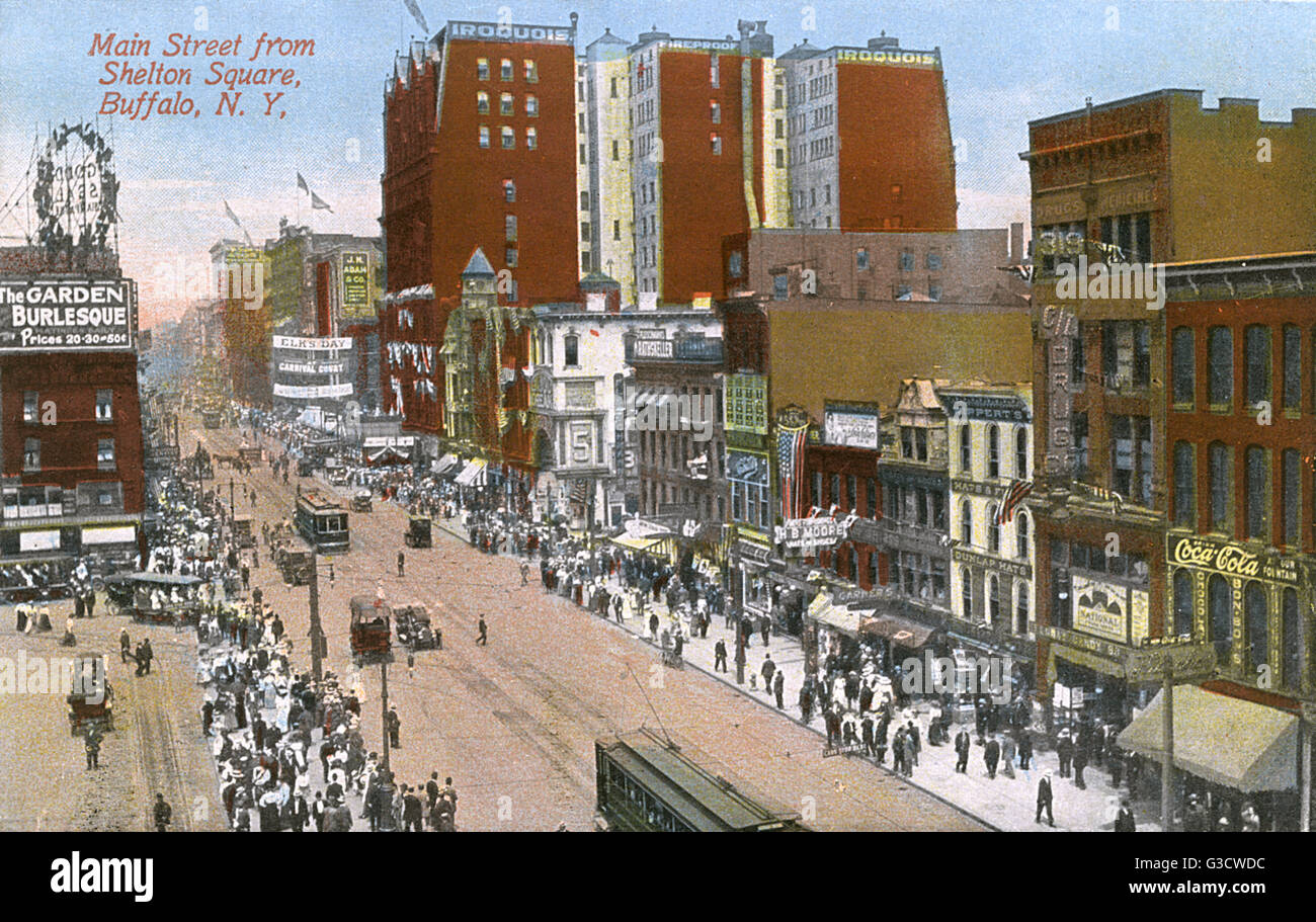 Main Street, Buffalo, New York State, USA Stock Photo - Alamy