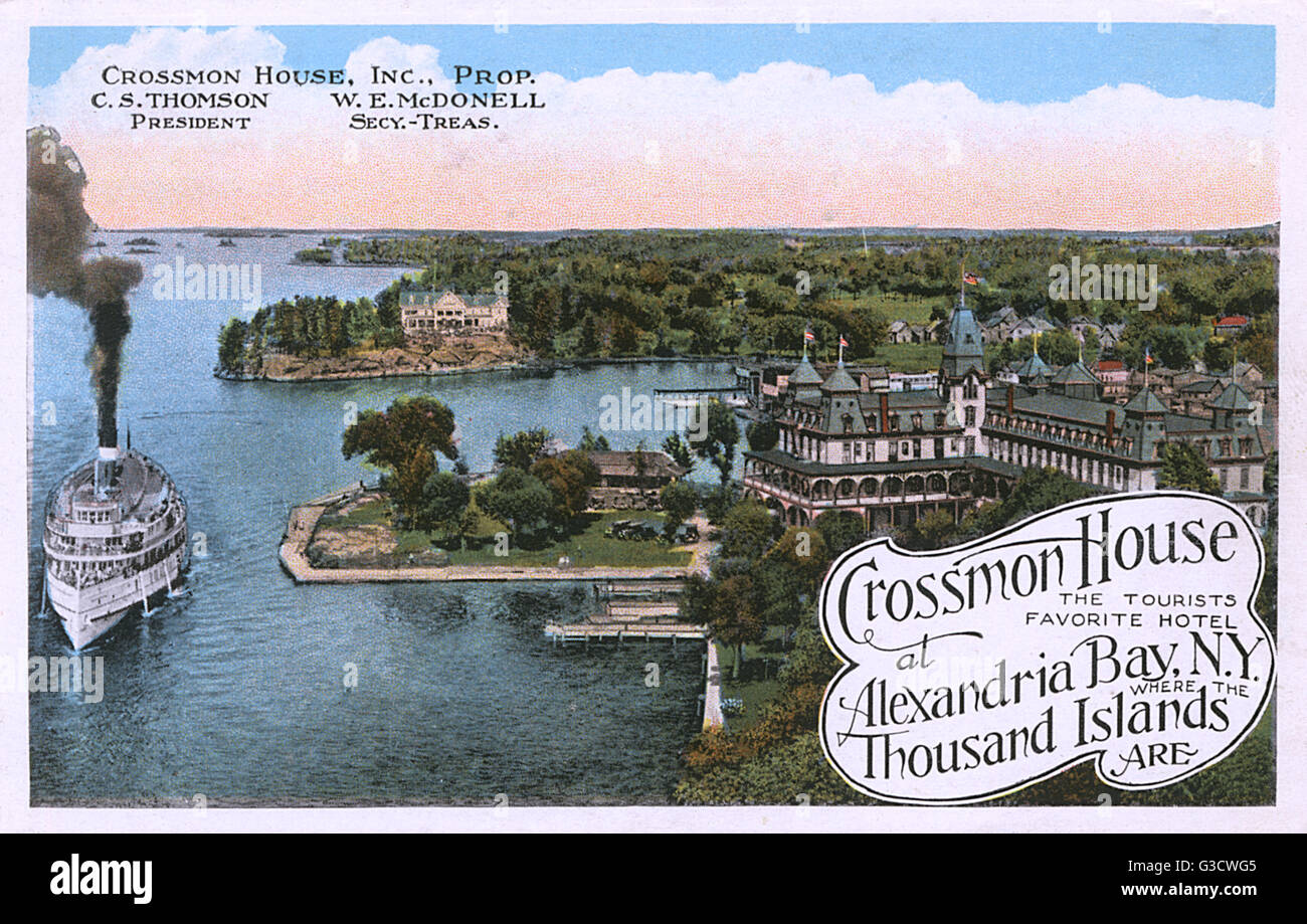 Crossman House Hotel, Alexandria Bay (Thousand Islands), New York State