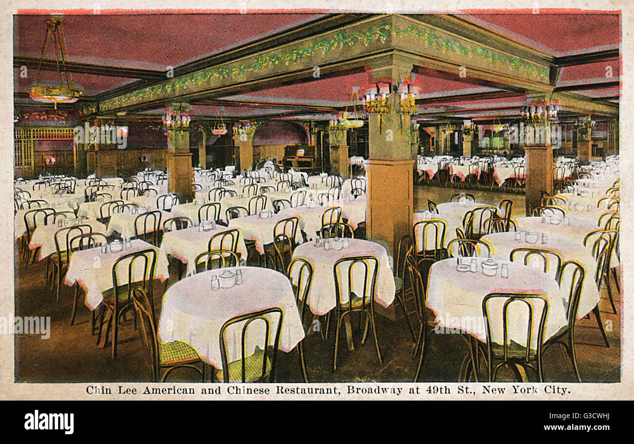 Chin Lee Restaurant, Broadway, New York City, USA Stock Photo Alamy